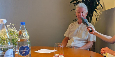 Stadtpräsident Hans Mäder, Präsident der Stiftung Hof zu Wil, im Mediengespräch