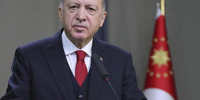 Der Präsident der Türkei, Recep Tayyip Erdogan, sieht seinen Staat im Recht über die Erdgassuche im Mittelmeer. Foto: -/Turkish Presidency/AP/dpa