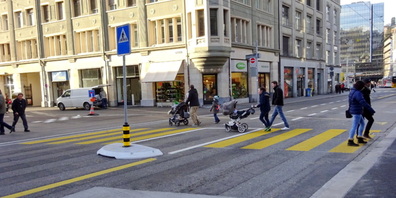 Der Fussgängerstreifen auf Höhe Vadianstrasse bleibt