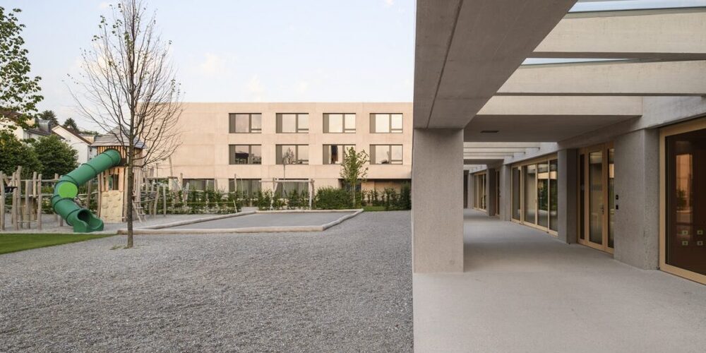 Die Schulanlage Sonnenrain in Wittenbach