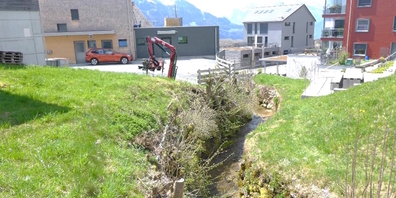 Auch für den Sagebach auf dem Ammler-Berg soll der Gewässerraum im Siedlungsgebiet festgelegt werden.