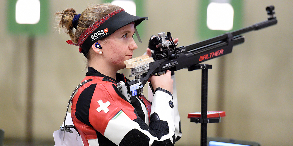 Blick nach oben: Muriel Züger hat es geschafft, ein Aufgebot für die Europameisterschaft in Finnland zu erhalten. (Bilder: franz Feldmann)