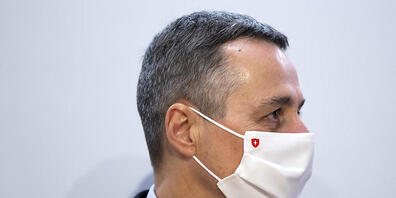 Bundesrat Ignazio Cassis kurz vor der Medienkonferenz am Freitagnachmittag.