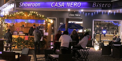 Ab dem 22. Dezember sind alle Gastrobetriebe geschlossen - auch die Marronibraterei beim Casa Nero (Bilder: Ulrike Huber)