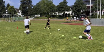 Die Juniorinnen und Junioren des FC Herisau stellten beim Sommerplausch auf dem Ebnet ihr fussballerisches Können unter Beweis.