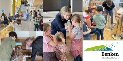 Am Tag der offenen Schnuppertüre der Musikschule Benken wurde nicht nur das musikalische Interesse der Kinder geweckt, sondern teilweise auch jenes der Eltern.