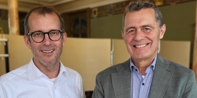 HSR-Absolvent Ralph Brändle (l.) folgt in der Linthkommission auf Michael Eugster als Vertreter des Kantons St.Gallen und Vizepräsident.