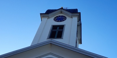 Im Kirchturm in Grüningen fühlen sich Mauersegler heimisch.