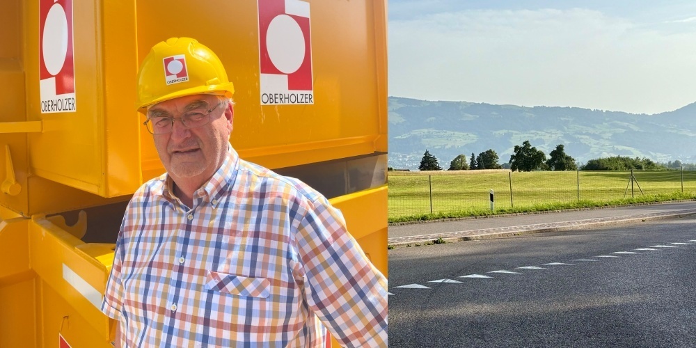 Bauunternehmer Toni Oberholzer: «Die Deponie wird viel weniger auffallen als man glaubt.»