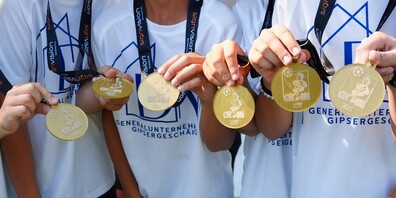 Für alle Teilnehmenden der GKFM gab es dieses Jahr eine Medaille – hergestellt und gesponsert von der Signvision Werbetechnik AG aus Gossau.