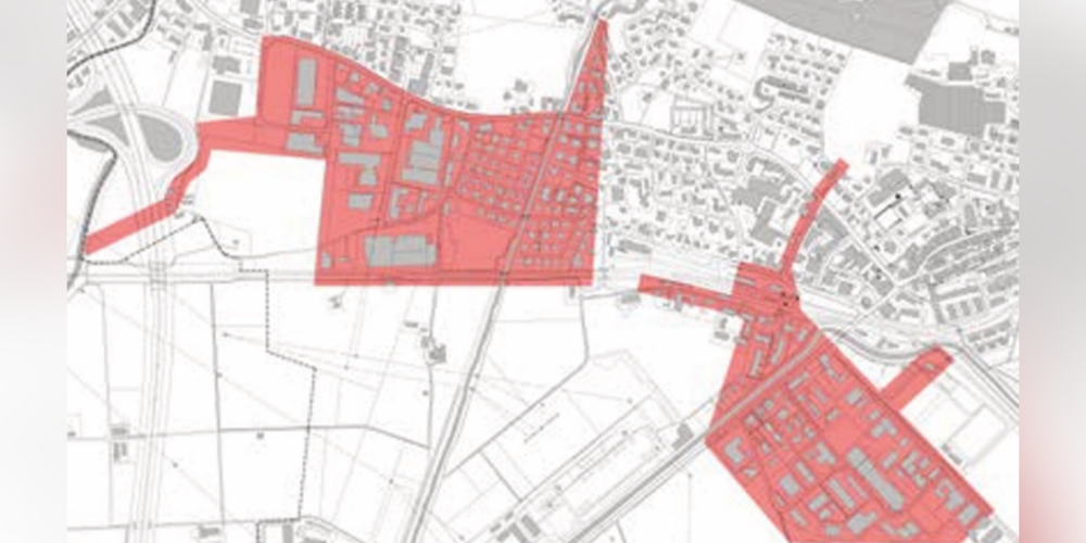  Das betroffene Gebiet umfasst vor allem die südliche Seite der Zürcherstrasse sowie das Burgerriet. 
