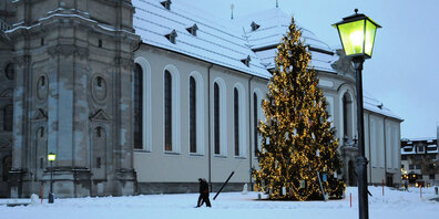 So leer muss der Klosterplatz auch dieses Jahr an Silvester bleiben.