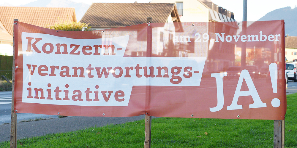 Zuletzt wurde die Konzernverantwortungsinitiative durch das Ständemehr ausgebremst. (Bild Franz Feldmann)