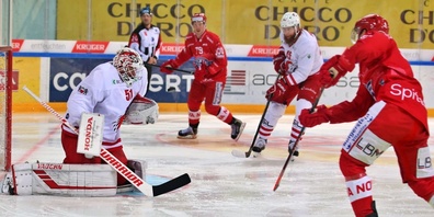 Keine Punkte in der Vaudoise Aréna in Lausanne. Die SCRJ Lakers verlieren auswärts gegen Lausanne mit 5:3. (Bild: Thomas Oswald, Archiv)