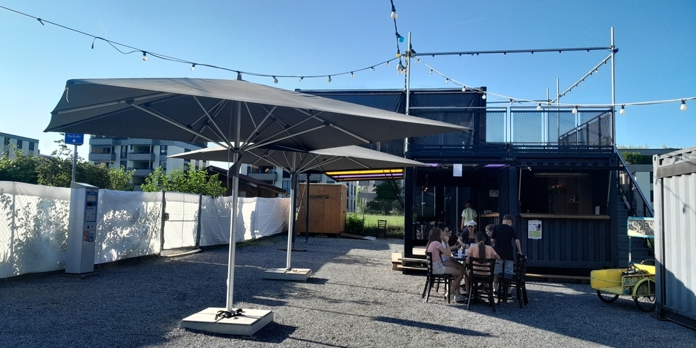 Die Quartierinsel hat am Freitag im Quartier Erlen «de Letscht».