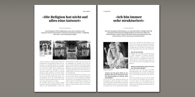Blick in das Magazin «Zeitgeist», das eigens für eine ältere Leserschaft erstellt wurde und gratis verfügbar ist.