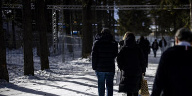 Grossanlässe wie das WEF sind der Wohnbevölkerung in der Region Prättigau/Davos ein Dorn im Auge, weil sie hauptsächlich den Verkehr belasten. Jetzt wird deshalb ein neues Leitbild geschaffen. (Archivbild)