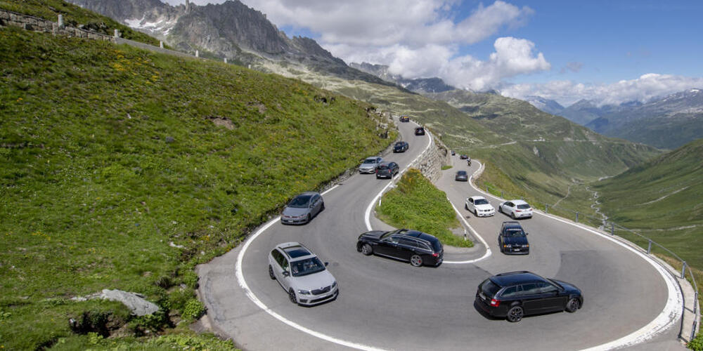 Auf dem Furkapass wird am nächsten Samstag Hochbetrieb herrschen. (Archivbild)