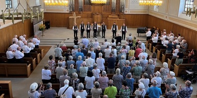 Die Orpheus Vocal Group begeisterte das Publikum und wurde mit einer Standing Ovation belohnt.