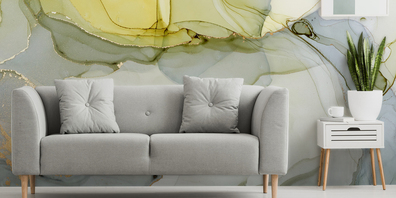 Die Trendfarben des Jahres 2021 sind die Pantonefarben «Ultimate Gray» und «Illuminating» (Bild: wallsauce.com)