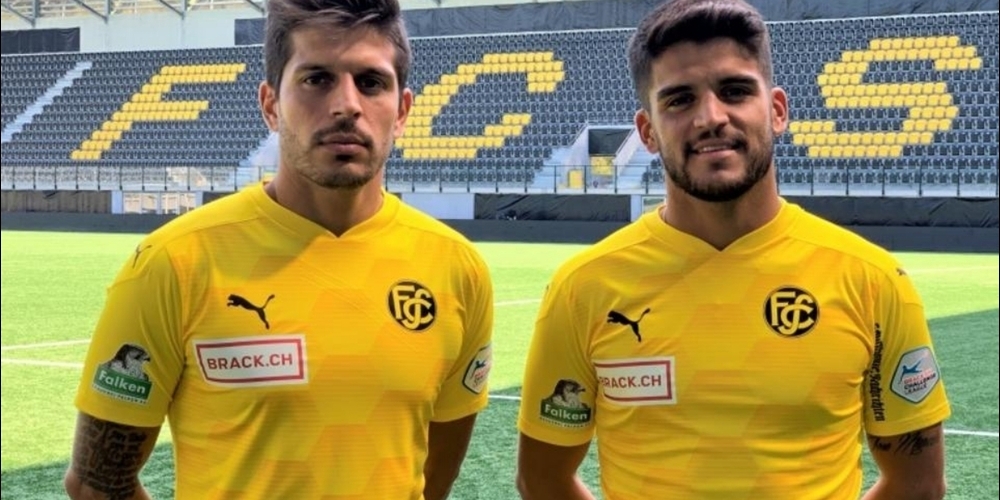 Wie 2020: Damals spielten Roberto (l.) und Francisco Rodriguez für den FC Schaffhausen.