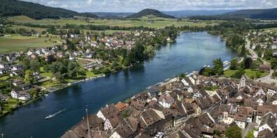 Ab Montag verkehren keine Kursschiffe zwischen Stein am Rhein SH und Diessenhofen TG. Die Gründe: Trockenheit und invassive Quagga-Muscheln. (Archivbild)