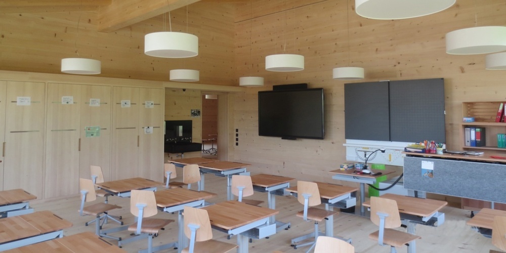 Schulzimmer der Schule Wildhaus