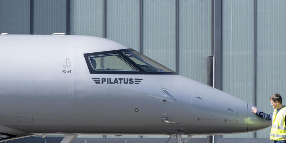 Die Pilatus Flugzeugwerke planen am Hauptistz in Stans  Neubauten. (Archivbild)