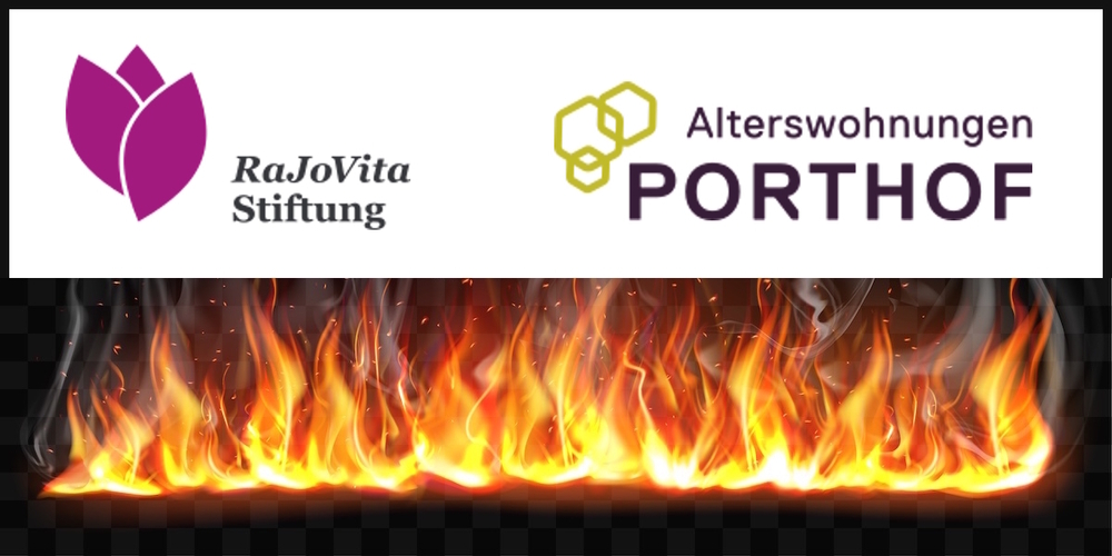 Feuer im Dach bei den Stadtstiftungen RaJoVita und Alterswohnungen Jona.