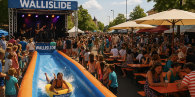Die Wallislide - wohl DIE grosse Attraktion am Stadtfest in Wallisellen!