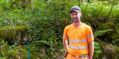 Wasserwart der Gemeinde Gommiswald Sven Kälin.