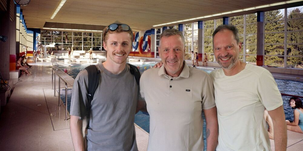 Florin Parfuss (links) zum letzten Mal im Blumenwies – zumindest vorerst