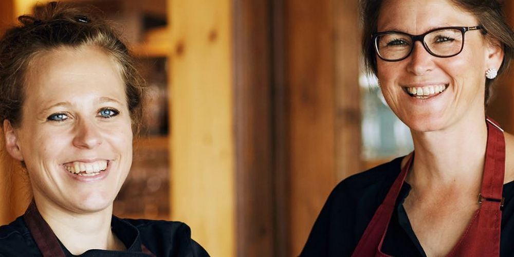 Küchenchefin Jana Bussert und Chef de Service Daniela Müller