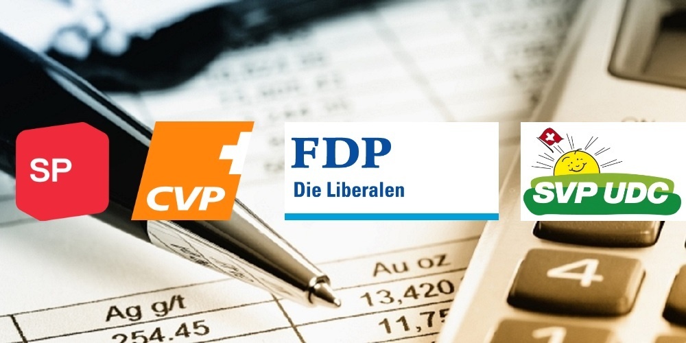 Die SP, CVP, FDP und SVP sehen bei dem Aufgaben- und Finanzplan 2022-2024 dringenden Handlungsbedarf.