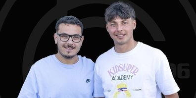 FC Herisau-Sportchef Alessio Orfanidis (links) und Kastriot Berisha.