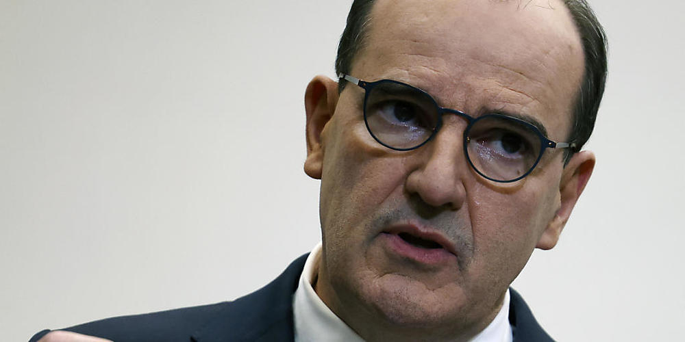 Frankreichs Premierminister Jean Castex spricht während einer Pressekonferenz. Foto: Thomas Coex/Pool AFP/AP/dpa