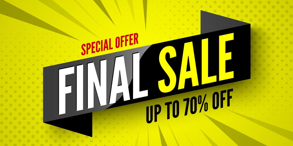 Der Coronalockdown verursacht bei einigen Geschäften einen "Finale Sale" am Freitag und Samstag (Symbolbild: Shutterstock)