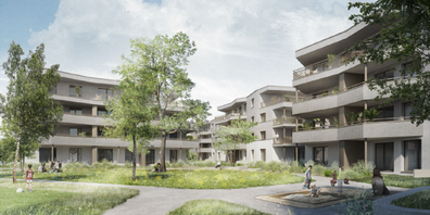 Die geplanten hochwertigen Neubauten sollen sich optimal in die bestehende Quartierstruktur einfügen.
