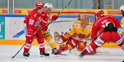 Auch beim zweiten Spiel gegen den EHC Biel können die SCRJ Lakers keine Punkte holen. (Bild: Thomas Oswald, Archiv)
