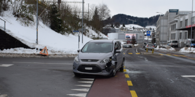 Ansicht der Unfallstelle.