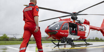 Die Rega brachte den Jugendlichen ins Spital. (Symbolbild)