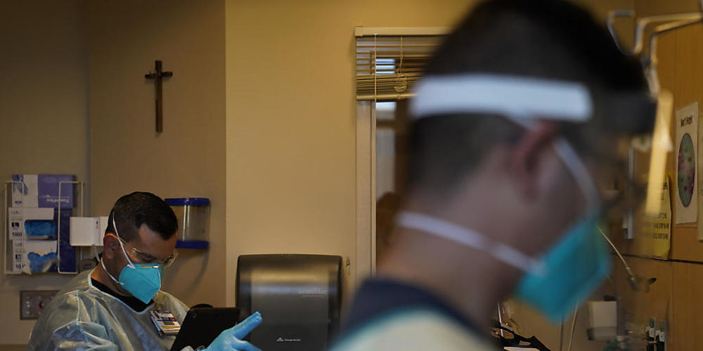 Palliativstation des Krankenhauses «Providence Holy Cross Medical Center» im Stadtteil in Los Angeles. Foto: Jae C. Hong/AP/dpa