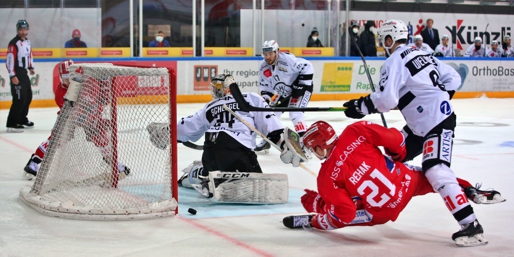 Keine Tore für die SCRJ Lakers. Die Rosenstädter verlieren auswärts in Lugano mit 1:0. (Bild: Thomas Oswald, Archiv)