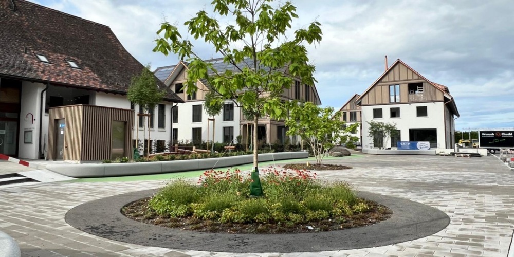 Der neue Dorfplatz von Wil ZH