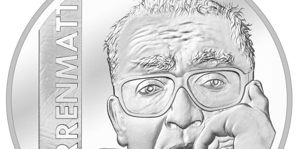 Mit einer Sondermünze wird der vor 100 Jahren geborene Schriftsteller Friedrich Dürrenmatt geehrt.