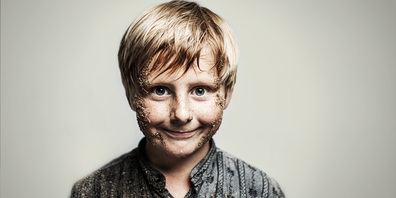 Der Jungschwinger Gian Kuratli vom lokalen Schwingerverband St.Gallen und Umgebung, ist eines von vielen Gesichtern bei der Präsentation von der Kandidatur St.Gallen (Bild: Robert Diener:)