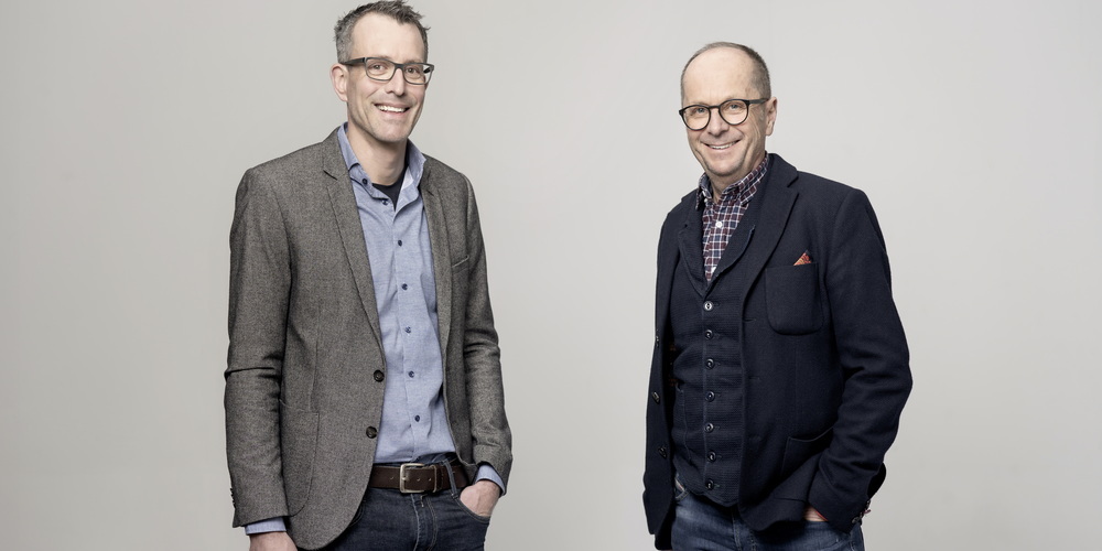 Heinz Sauter und Lukas Knechtle (rechts)