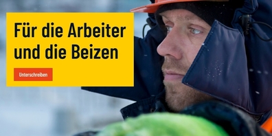 Nicht alle Berufsleute haben das Glück, dass sie die Mittagszeit im warmen Zuhause oder in einer geheizten Kantine verbringen können.