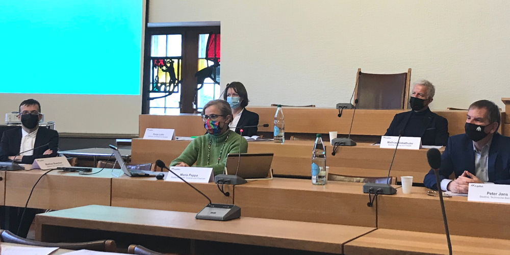 Der Stadtrat präsentierte seine Ziele an einer Pressekonferenz. 