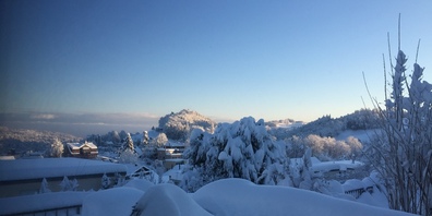 Nachdem alles vorbei war, präsentierte sich St.Gallen im Wintermärchen-Kleid